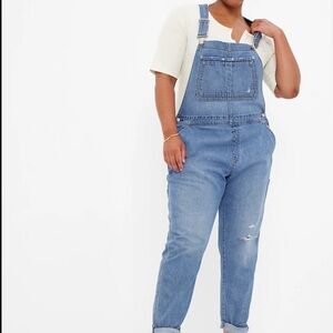Blue Denim Overalls ultra soft size L